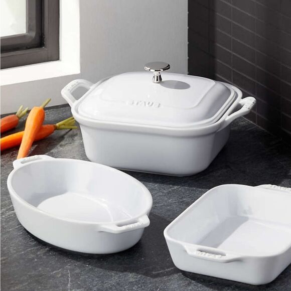 Staub Other - Staub Ceramics 4-PC Baking Set- White